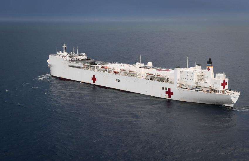 Military Sealift Command hospital ship USNS Comfort travelled to Colombia as part of a humanitarian mission to the violence riddled country. Photo By: Mass Communication Specialist 1st Class Ernest R. Scott, U.S. Navy.