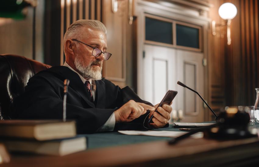 Civilian government officials, supreme court justices and federal judges, along with their families, can find themselves in harm’s way due to social media. Credit: Shutterstock/Gorodenkoff