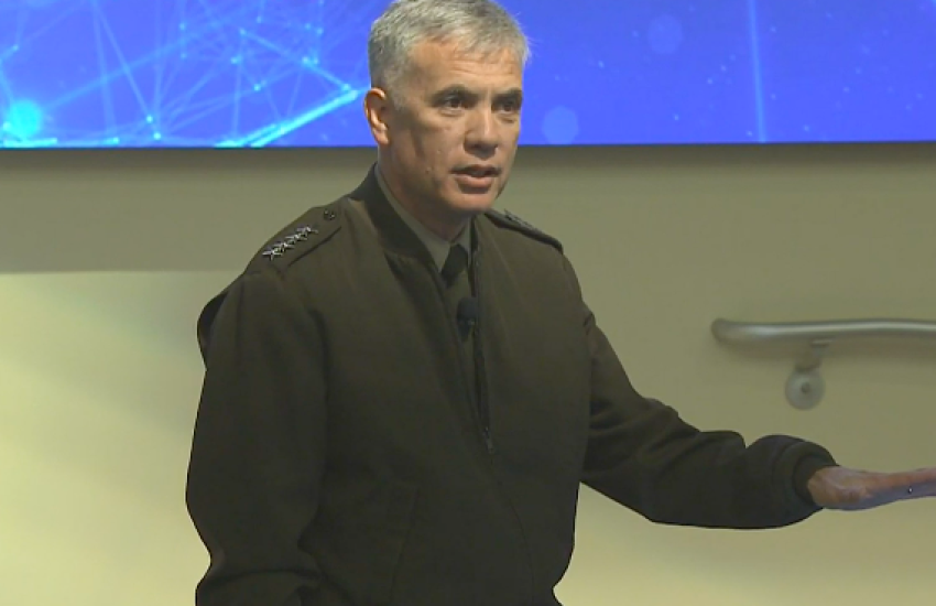 Sharing information about an adversary's malicious cyber operations has been a key tool in deterrence, says General Nakasone.