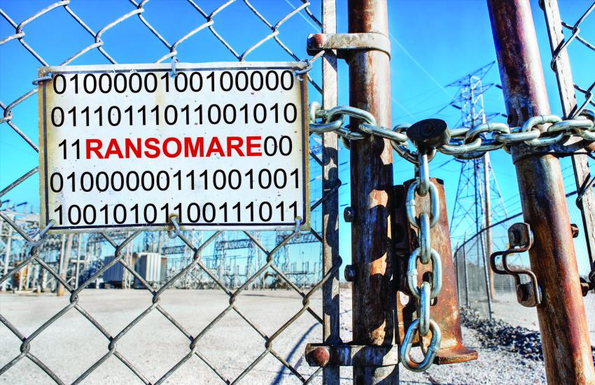 Ransomware attacks present one of the most serious threats to commerce and critical infrastructure. Credit: Shutterstock photo by John Rehg altered by author