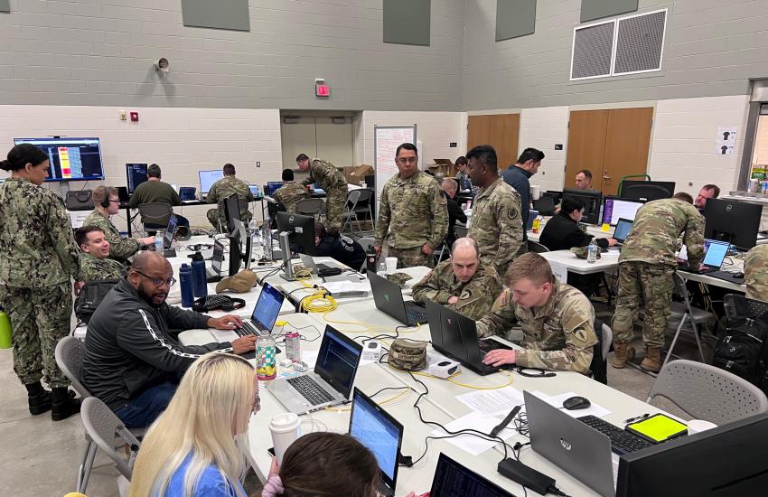 Locked Shields 2023: NATO’s largest cybersecurity exercise held in Tallinn, Estonia, in April 2023. Members of the U.S.-Romania team competed from the Morgantown Readiness Center in Morgantown, West Virginia. Credit: Maj. Holli Nelson, U.S. Air National Guard
