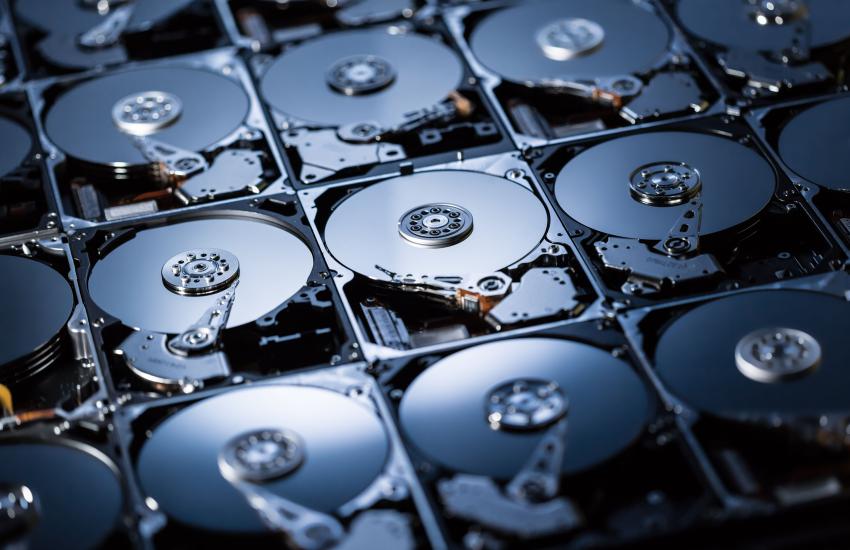 Hard drives like these will be made obsolete by emerging technologies. Credit: Zentilia/Shutterstock