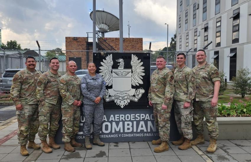 Air Forces South visits the Colombian Air Force-hosted CYBERWINGS conference in November with many partner nations to discuss cyber policy, doctrine, procedures and standards as part of building out cyber defenses. Credit: 12th Air Forces Public Affairs