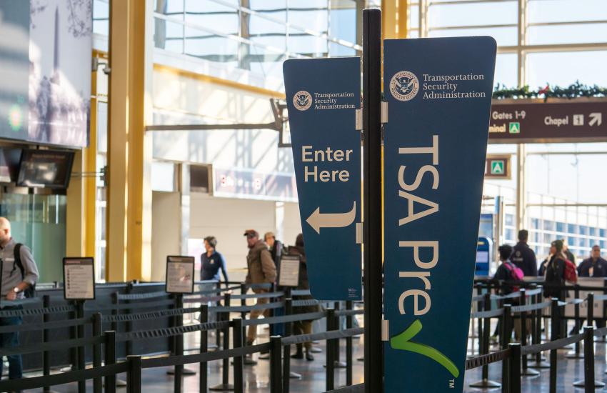 TSA PreCheck allows travelers to opt into a more efficient travel process. IDEMIA, a biometrics company, has been the official provider of TSA PreCheck enrollment since 2013. Credit: David Tran Photo/Shutterstock