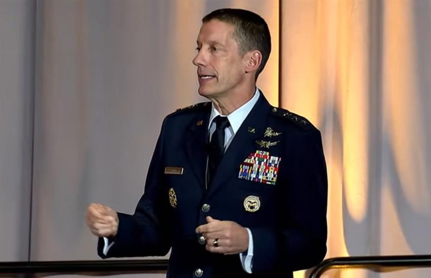 Lt. Gen. Robert Skinner, USAF, director of the Defense Information Systems Agency (DISA) and commander of Joint Forces Headquarters-Department of Defense Information Network, speaking August 20 at AFCEA International’s annual Tech Net Augusta Conference in Augusta, Georgia.