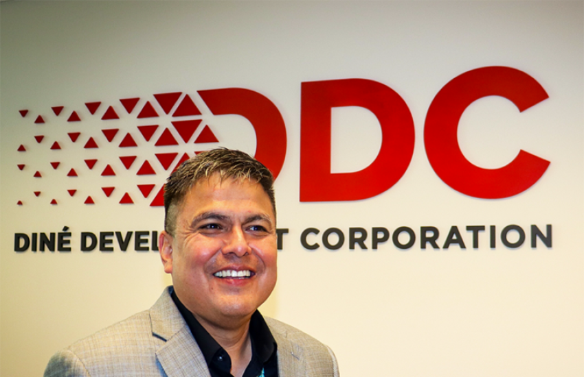“Rooted in our Navajo DNA, our organization upholds a vibrant legacy that we celebrate while striving to reach new heights—within our organization, in support of our clients and partners, in alignment with the Navajo Nation, and among our community,” says Austin Tsosie, CEO of the Diné Development Corporation. Credit: Dine’ Development Corporation