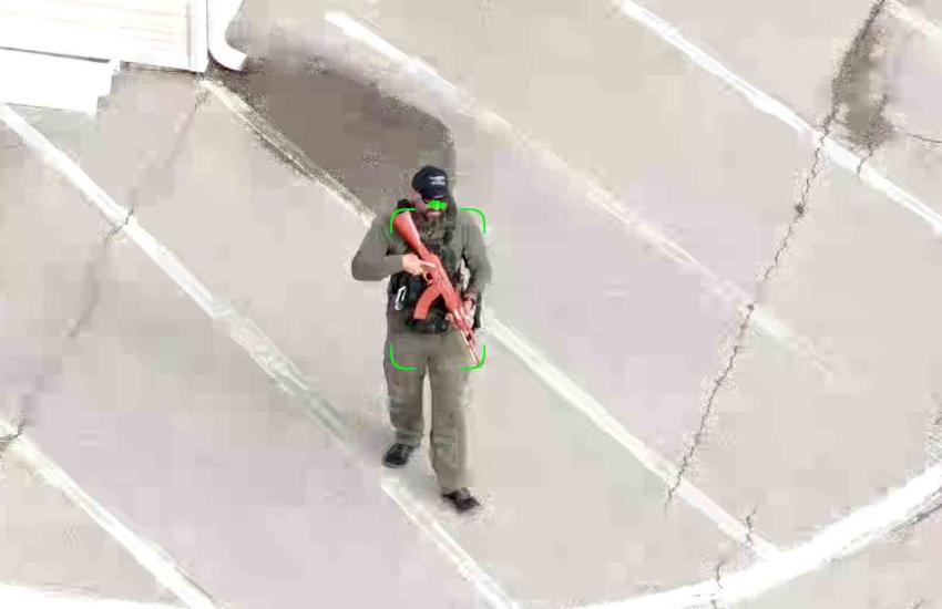 Scylla artificial intelligence identifies an automatic rifle at the Blue Grass Army Depot in Richmond, Kentucky. Credit: Christopher Willoughby, U.S. Army