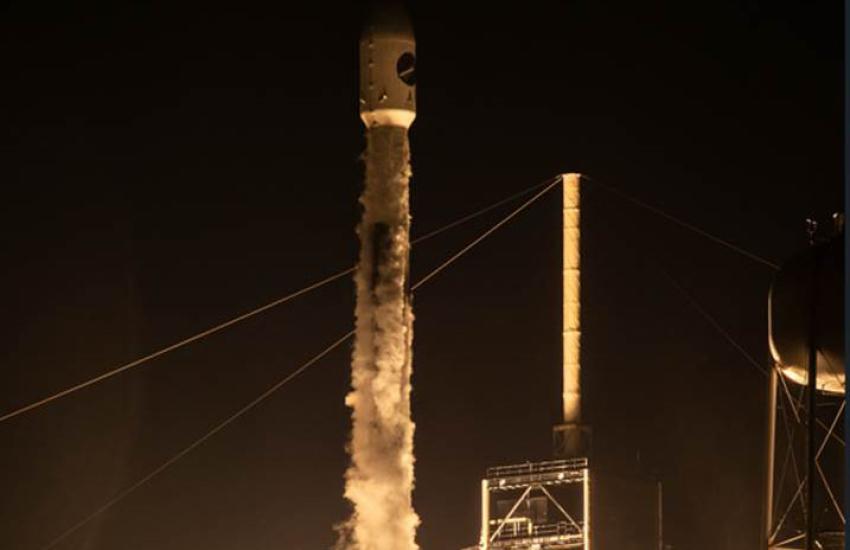 Another key classified National Security Space Launch program effort, the USSF-36 mission involves testing of high-bandwidth inter-satellite laser communications and enhanced space navigation with a quantum inertial sensor, using the groundbreaking U.S. Air Force X-37B Orbital Test Vehicle (OTV) spacecraft. The spacecraft test bed was launched by SpaceX’s Falcon 9 rocket from pad 39A at Cape Canaveral, Florida, on August 21. Credit: SpaceX