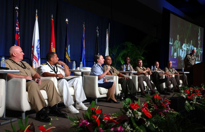 J6 leaders delve into what integrating generative AI and new technologies looks like across the military. Credit: Artistic Mindz Photography