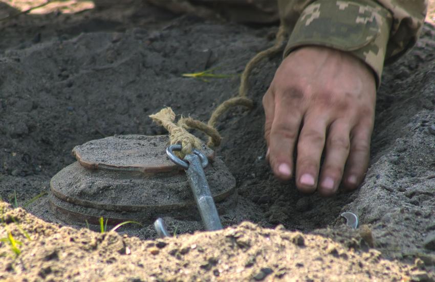 Land mines are used across conflict zones and have lasting effects following military operations. Credit: yarohork-stock.adobe.com