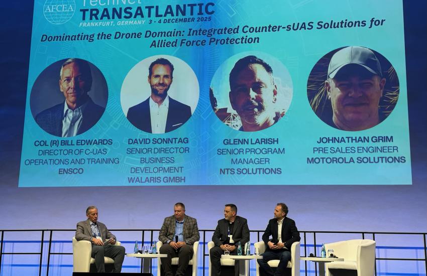 A panel of UAS industry representatives speak on the current capabilities of UAS and what can be done to improve them at TechNet Transatlantic 2025.