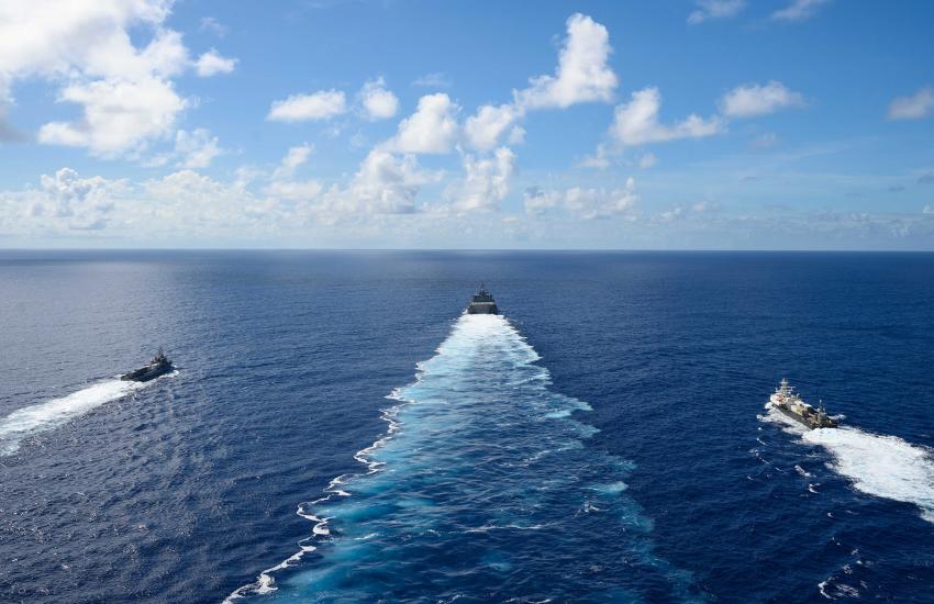 Unmanned surface vessels have taken on an increasingly prominent role in U.S. Navy operations. U.S. Navy photo by Mass Communication Specialist 2nd Class Jesse Monford