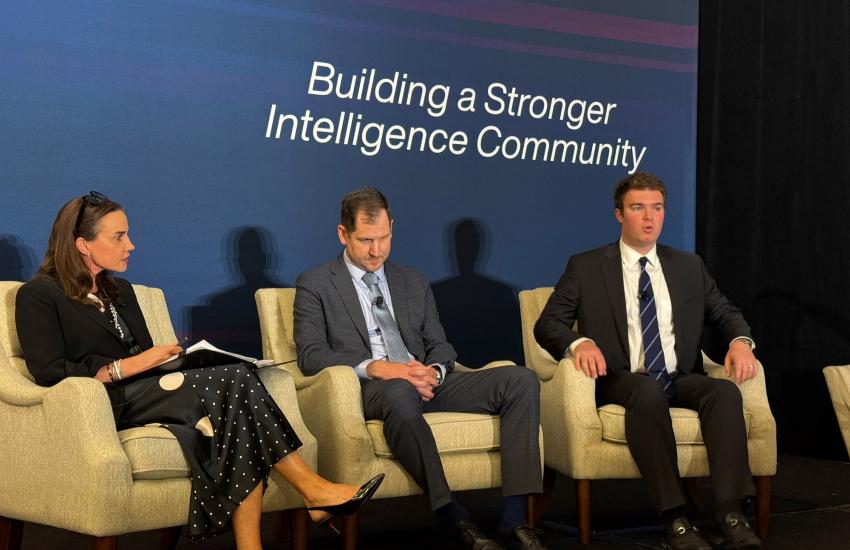 “[The AI capabilities] are foundationally incorporated into some of the most important workflows that we have,” says the CDAO’s Robert Malpass (r), deputy chief digital and artificial intelligence officer for the Intelligence Mission Area. 