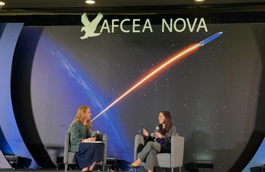 Katherine Sutton at AFCEA NOVA Space Force IT Day