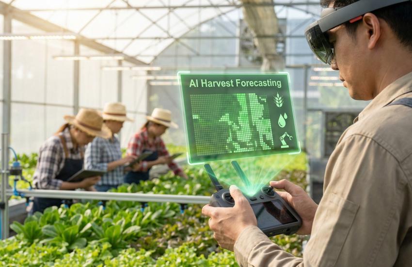 Artificial intelligence is affecting every economic sector, including agriculture. The Department of Agriculture, the Department of Labor and the Small Business Administration have joined the U.S. National Science Foundation’s AI-Ready America initiative. Credit: Angs-stock.adobe.com generated with AI