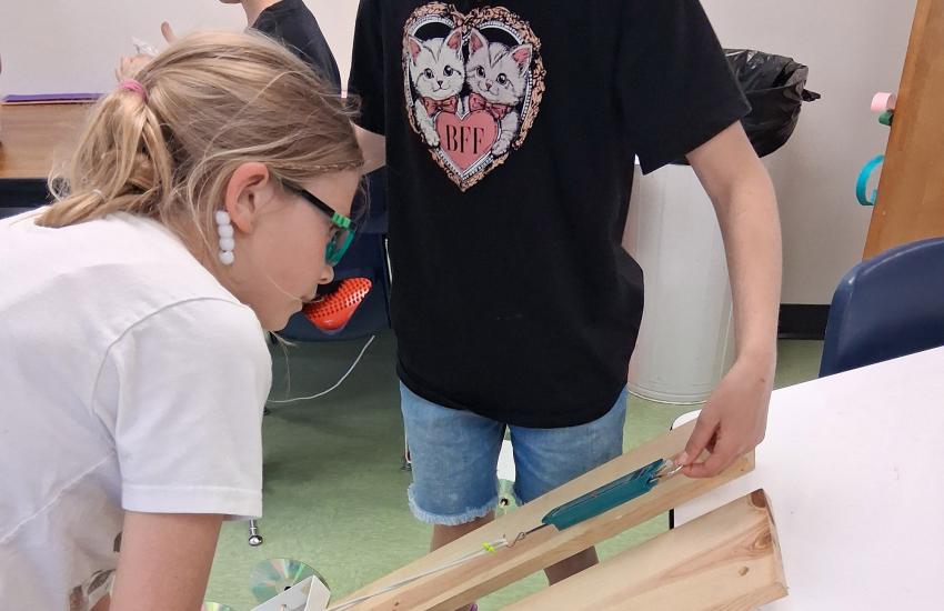 Students participate in activities funded by AFCEA STEM Teaching Grants.