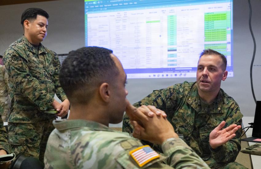 Project Dynamis conducted a multi-theater experiment in March 2026 to evaluate AI-enabled command-and-control capabilities and the integration of autonomous systems across operational environments. Credit: Photo courtesy of U.S. Marine Corps