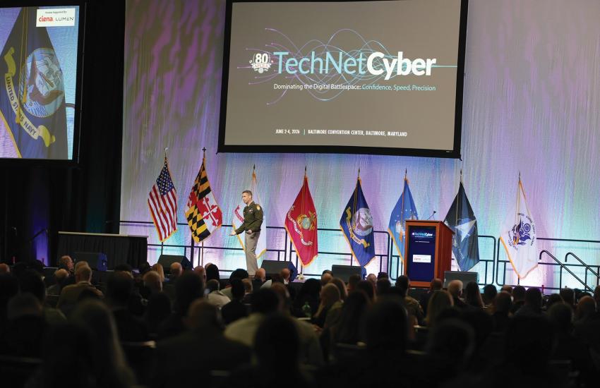 AFCEA has become the go-to association for cyber. The TechNet Cyber event held annually in Baltimore is one of AFCEA’s flagship events. Credit: Pure Light Images