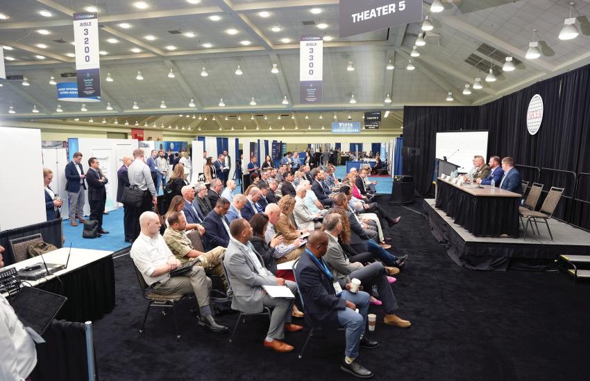 AFCEA events offer multiple opportunities for continuing education and expanding professional networks. Credit: Pure Light Images