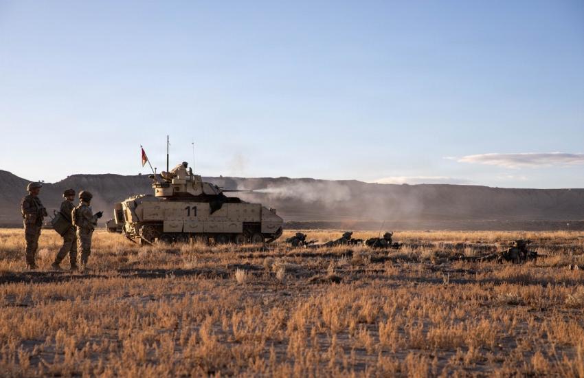 The U.S. Army's 4th Infantry Division is advancing the service's Next Generation Command and Control through an iterative process and the Ivy Sting exercises, such as Ivy Sting IV held at Ft. Carson in February. Credit: Pcf. Aysia Hightree, 4th Infantry Public Affairs Office