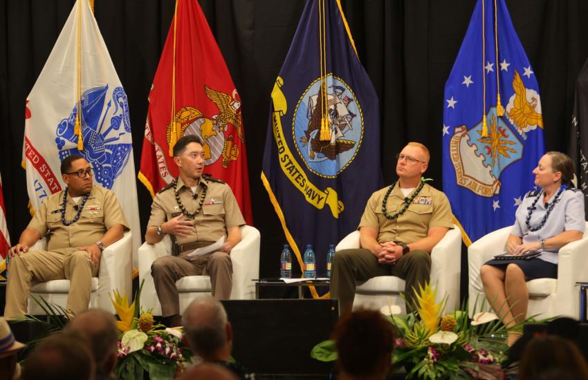 J6 Panel at TechNet Indo-Pacific 2026 discusses the U.S. Pacific Command Warfighting IT Platform. Credit: Artistic Mindz Photography