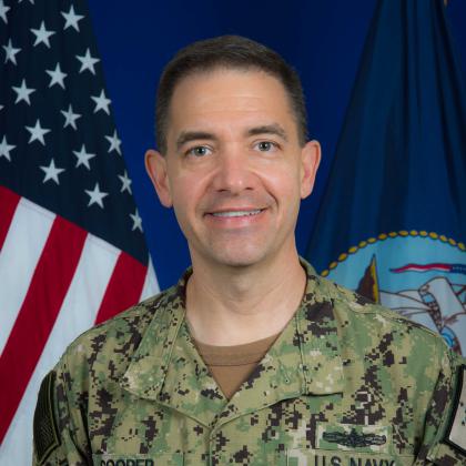 Vice Adm. Brad Cooper, commander of U.S. Naval Forces Central Command, U.S. 5th Fleet and Combined Maritime Forces.