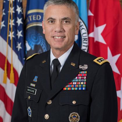 General Paul M. Nakasone, commander, U.S. Cyber Command and director, National Security Agency.