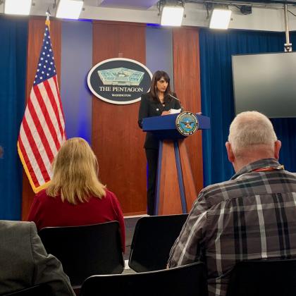 DoD Deputy Press Secretary Sabrina Singh