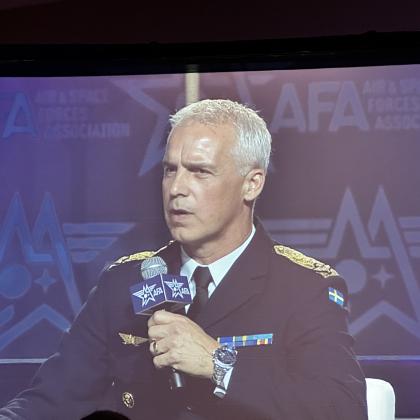 Maj. Gen. Jonas Wikman, Air Chief, Swedish Air Force.