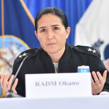 Rear Adm. Elizabeth Okano, USN