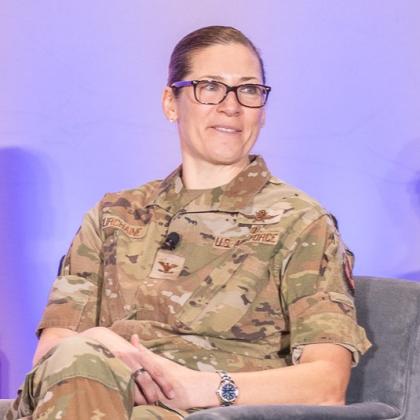 Brig. Gen. Lauren Courchaine