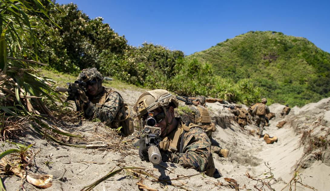 Naval expeditionary forces in the littorals require hardened digital positions at the edge. Credit: Marine Corps Sgt. Melanye Martinez