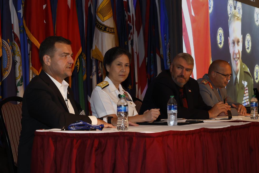 The All-Domain C2 Panel discussed the difficulties and benefits of evolving at TechNet Augusta. Photo Credit: Michael Carpenter