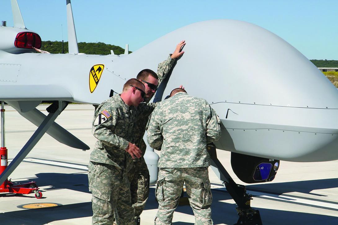 This Air Cavalry unmanned vehicle potentially could be manned by a Moscow-based adversary if designed without the right features in mind. The highest risk would be an attack on the same crew that maintains it. Credit: Staff Sgt. Christopher Calvert, 1st Air Cavalry Brigade, 1st Cavalry Division Public Affairs