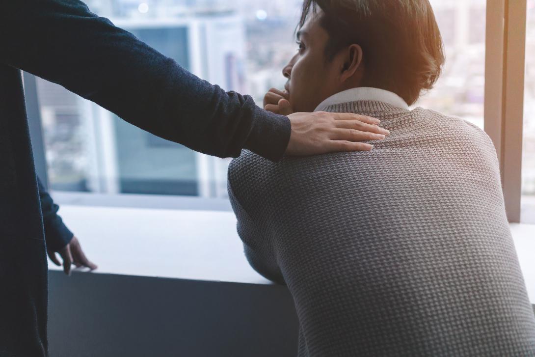 In a time when the United States faces a nationwide mental health crisis, the most important step is to ask for help. Credit: Chanintorn.v/Shutterstock