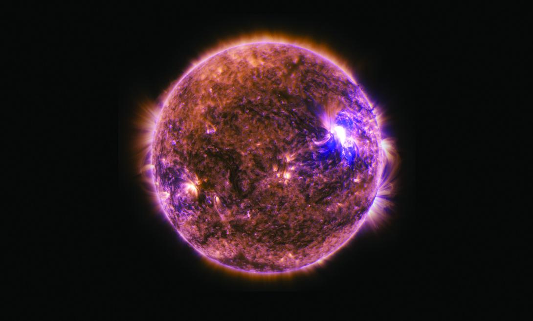 NASA’s Solar Dynamics Observatory, which watches the sun constantly, captured a 2015 solar flare, Holly Zell reported. Credit: NASA/SDO/Holly Zell