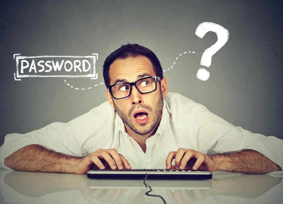 So many passwords; so little time. It’s Cybersecurity Awareness Month! Shutterstock image by pathdoc. 