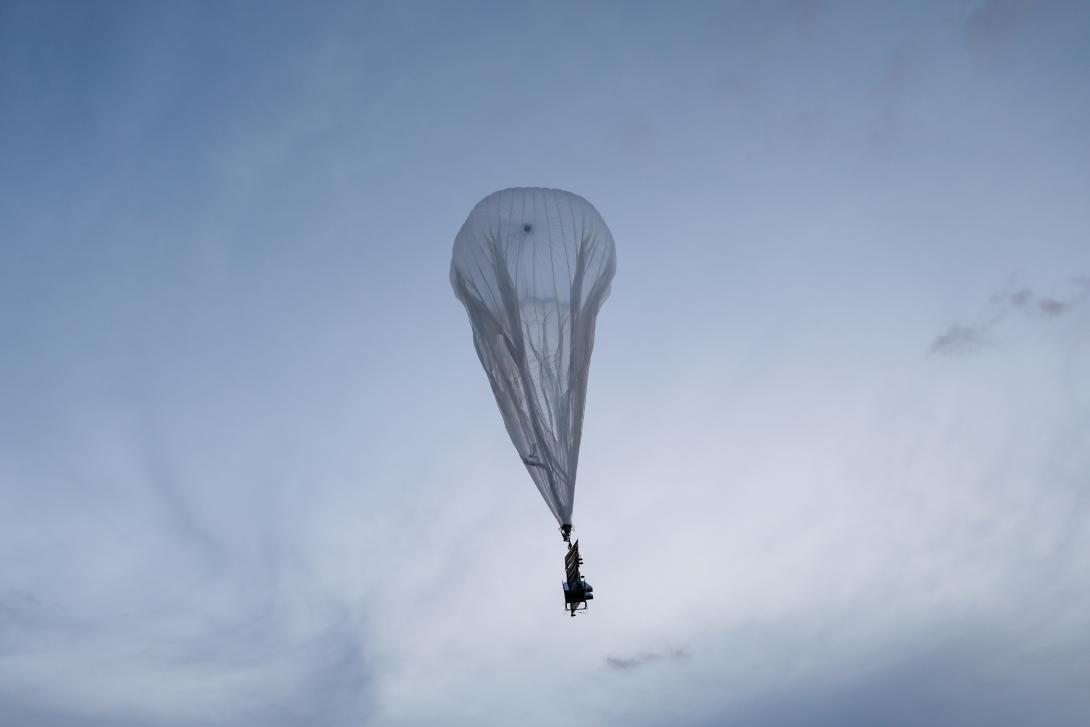 A Thunderhead High-Altitude Balloon System, launched by U.S. Army Pacific Soldiers, takes flight during Balikatan 22 on Fort Magsaysay, Nueva Ecija, Philippines, in April. Balikatan is an annual exercise between the Armed Forces of the Philippines and U.S. military designed to strengthen bilateral interoperability, capabilities, trust, and cooperation built over decades of shared experiences. Credit: Spc. Darbi Colson/DVIDS