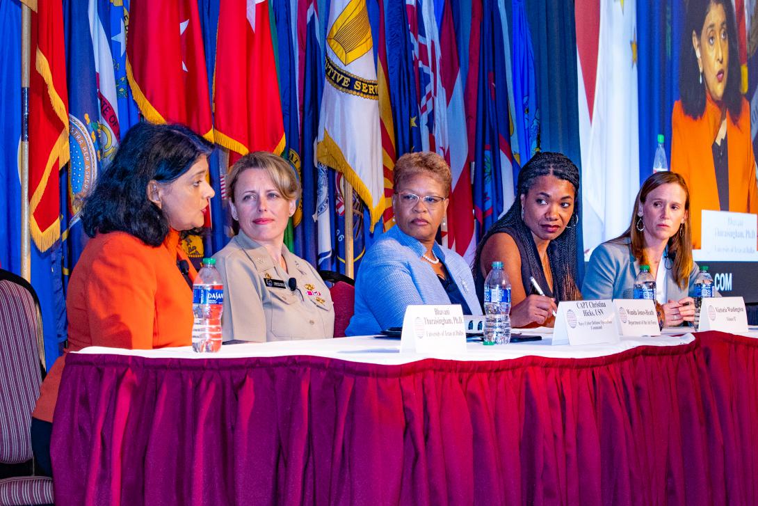 Senior cyber leaders discuss risk management challenges and opportunities at TechNet Augusta 2022. Picture credit: Mike Carpenter