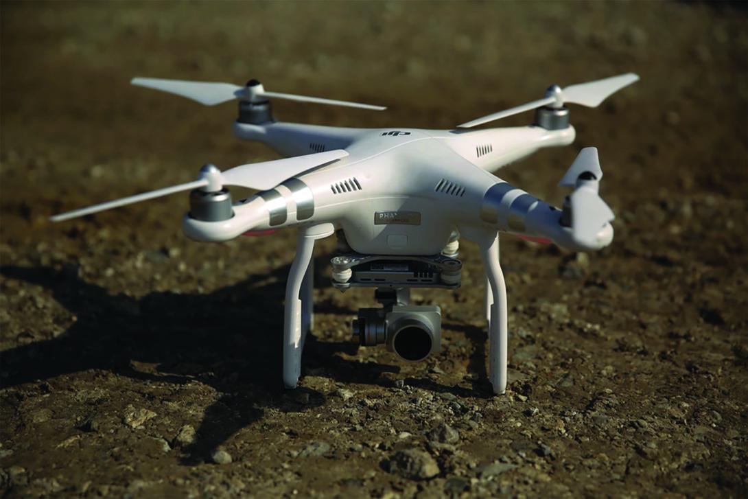 A Chinese-designed DJI drone is tested during an exercise at Camp Lejeune,North Carolina, in 2016. Credit: Sgt. Kaitlyn V. Klein, U.S. Marine Corps