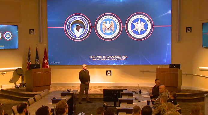 Gen. Paul Nakasone, USA, commander of U.S. Cyber Command, speaking April 19 at the command's 2023 Legal Conference, noted how leverage of its legal authorities moved from understanding of national security to working with the private sector.