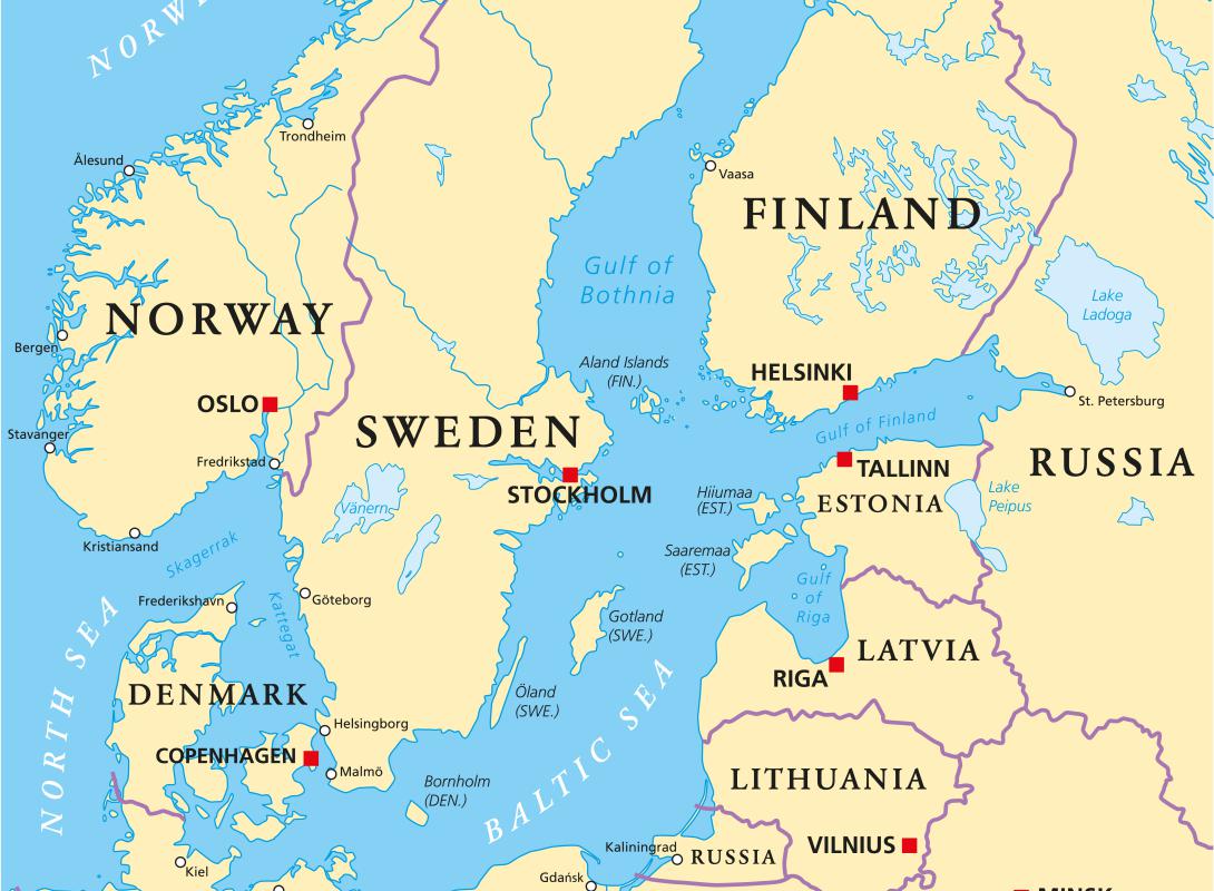 Finland and Estonia: battling relentless cyber attacks from presumably Moscow-linked actors. Credit; Peter Hermes Furian/ Shutterstock