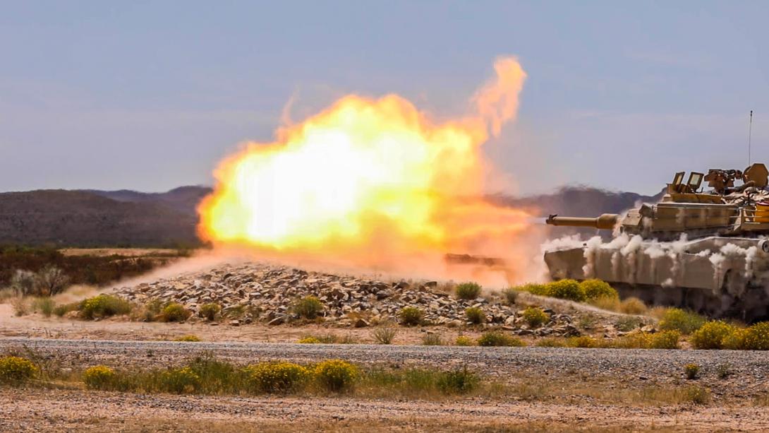 M1A2 Abrams battle tank during a training exercise at McGregor Range Complex, New Mexico in June 2023. Credit: Sgt. Raquel Birk, U.S. Army.