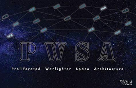 The Space Development Agency is moving quickly to proliferate its constellation of space vehicles that will ultimately provide detection, tracking and fire control of advanced missile threats. Credit: SDA