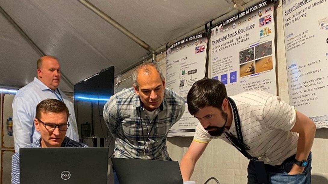 Experts from the U.K and the U.S. collaborate on autonomy and AI. Credit: Marc DeNofio, U.S. Air Force photo.