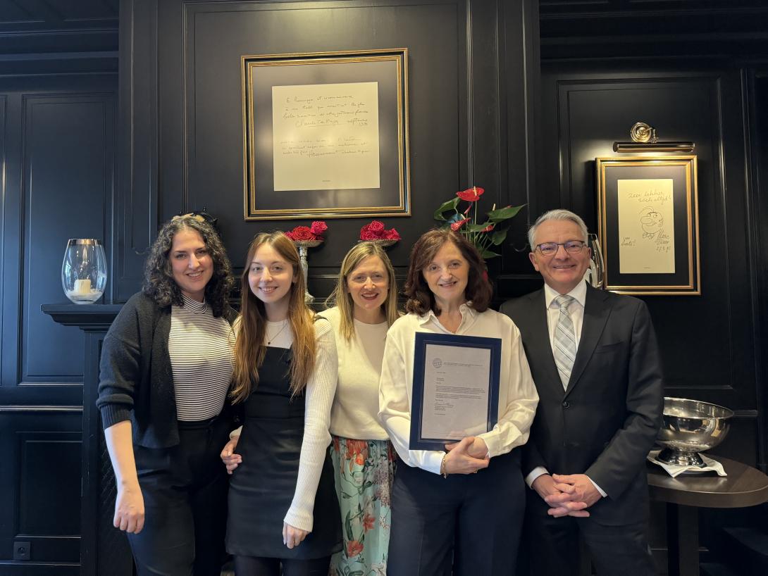 Pia Sementilli, Director, European Operations, celebrated her 40th anniversary with AFCEA.