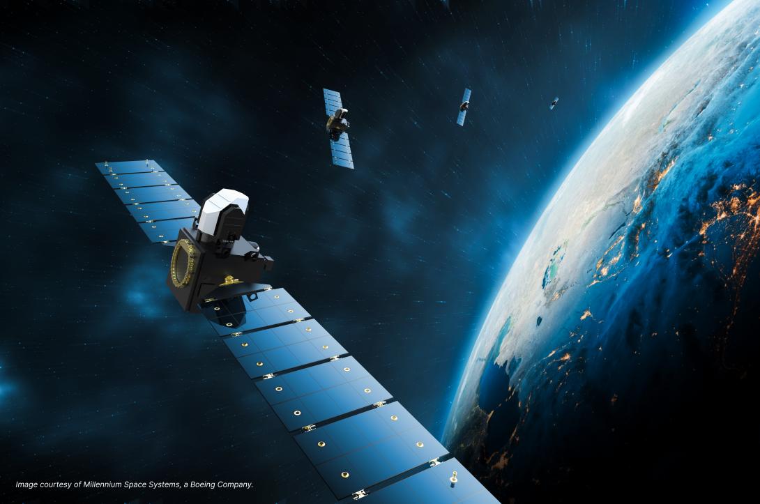 The Space Development Agency awarded a key contract to El Segundo-based Millennium Space Systems to create a prototype constellation to provide fire-control against missile and hypersonic threats. 