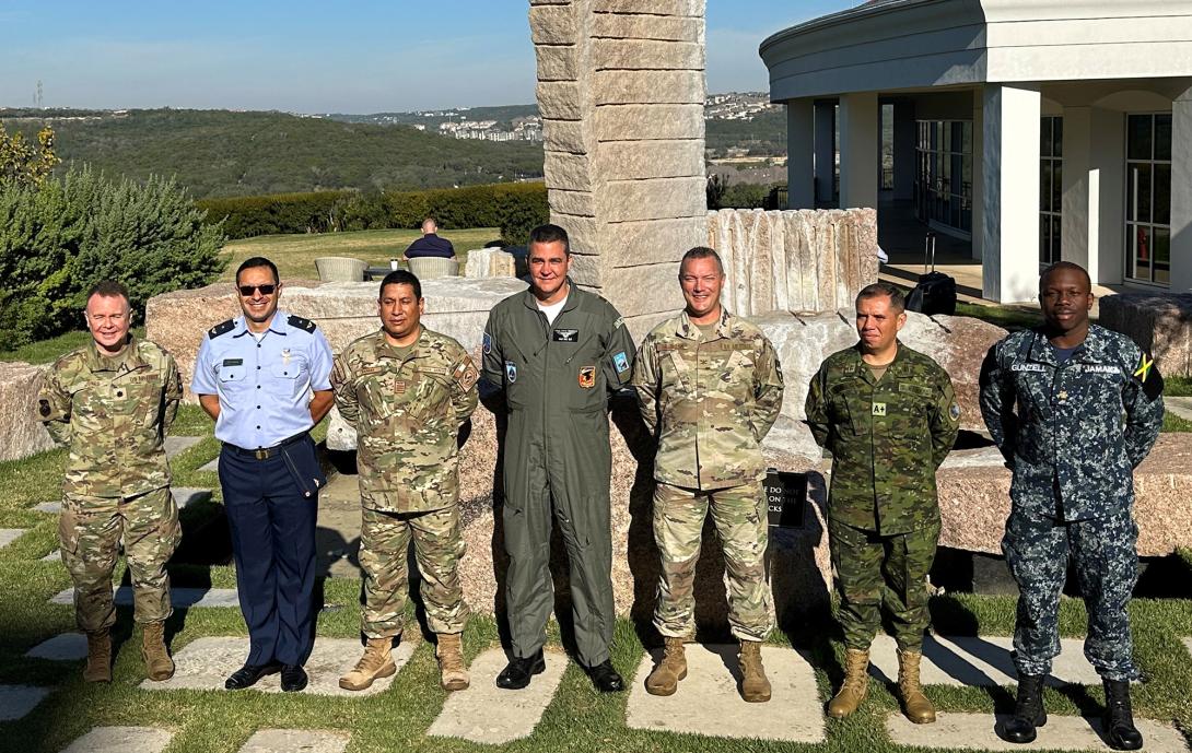 The AFCEA Alamo Chapter’s annual ACE event, held in San Antonio each November, provided an opportunity in 2023 for several partner nation air force cyber leaders to not only present at the conference but also meet with U.S. military cyber officials and industry representatives about possible cyber technologies they could adopt. Credit: 12th Air Forces Public Affairs
