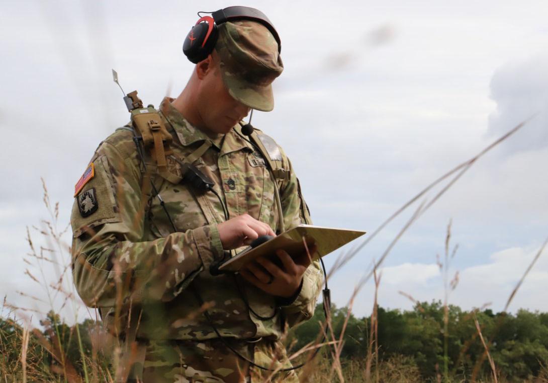 Sgt. 1st Class Joel Zink tests the Squad Area Network capability during the Network Modernization Experiment taking place at Joint Base McGuire-Dix-Lakehurst, New Jersey in September 2020. As the Army adopts more artificial intelligence-enabled technologies, the Army Cyber Institute is helping develop the tools to test and evaluate security of the systems. Credit: U.S. Army C5ISR Center photo/Jasmyne Douglas