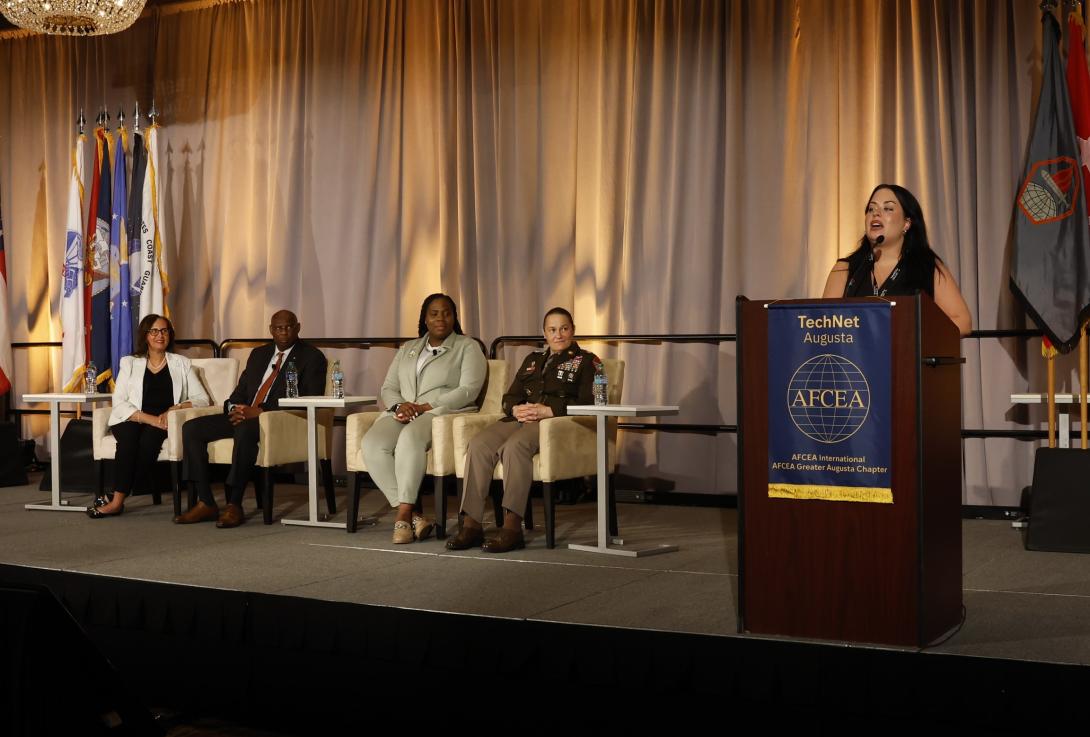 Leaders explain the importance of diverity within cybersecurity and information technology fields at AFCEA's TechNet Augusta 2024.
